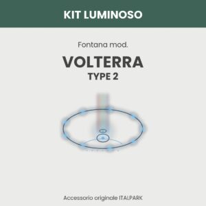 Kit Luminoso Fontana mod. Volterra Diam 340 TYPE 2 - Italpark