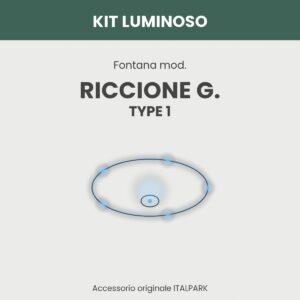 Kit Luminoso Fontana mod. Fo. Riccione G.-D. 340 - TYPE 1 - Italpark