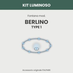Kit Luminoso Fontana mod. Berlino Diam 420 TYPE 1 - Italpark