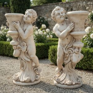 Pair of Grazioso model flowerpots